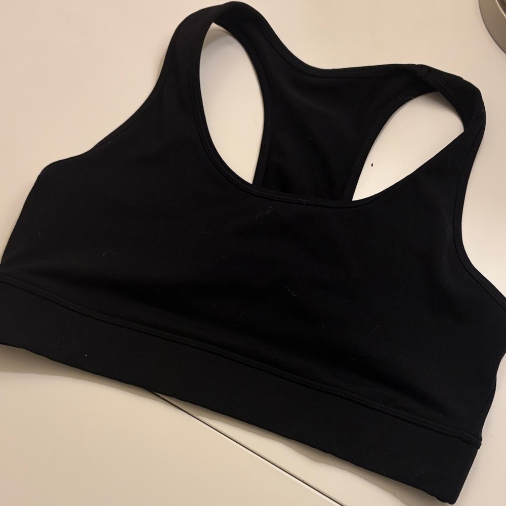 GapFit Black Racer Back Sports Bra
